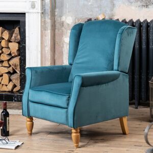 Rosdorf Park Airell 70 Wide Recliner Teal 100cm H X 70cm W X 83cm D Rosdorf Park Airell 70 Wide Recliner Teal 100cm H X 70cm W X 83cm D