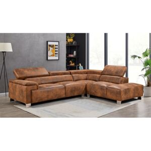 Ebern Designs Kulveer Reclining Corner Sofa Brown 93cm H X 265cm W X 211cm D Ebern Designs Kulveer Reclining Corner Sofa Brown 93cm H X 265cm W X 211cm D