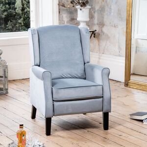 Rosdorf Park Airell 70 Wide Recliner Light Blue 100cm H X 70cm W X 83cm D Rosdorf Park Airell 70 Wide Recliner Light Blue 100cm H X 70cm W X 83cm D