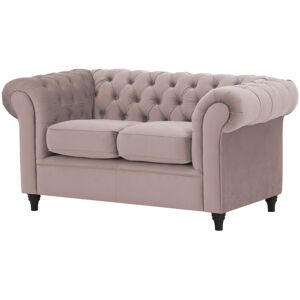 Etta Avenue Burks 2 Seater Chesterfield Loveseat Pink 78cm H X 140cm W Etta Avenue Burks 2 Seater Chesterfield Loveseat Pink 78cm H X 140cm W