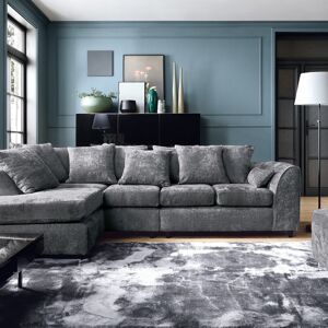 ClassicLiving Hartl Standard Corner Sofa Dark Grey 80cm H X 272cm W X 164cm D ClassicLiving Hartl Standard Corner Sofa Dark Grey 80cm H X 272cm W X 164cm D