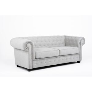 Lark Manor Dunfries Allegra 2 Seater Upholstered Chesterfield Sofa Light Grey 72cm H X 194cm W X 90cm D Lark Manor Dunfries Allegra 2 Seater Upholstered Chesterfield Sofa Light Grey 72cm H X 194cm W X 90cm D