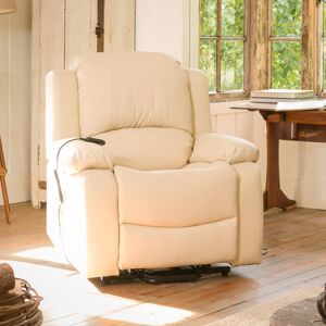 Lark Manor Seine-Maritime Electric Lift Assist Recliner with Massager Cream 103cm H X 92cm W X 99cm D Lark Manor Seine-Maritime Electric Lift Assist Recliner with Massager Cream 103cm H X 92cm W X 99cm D