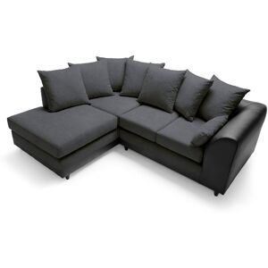 ClassicLiving Fiorillo Standard Corner Sofa Black 80cm H X 212cm W X 164cm D ClassicLiving Fiorillo Standard Corner Sofa Black 80cm H X 212cm W X 164cm D