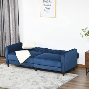 Etta Avenue Beaty 2 Seater Clic Clac Sofa Bed Blue 83.5cm H X 189cm W X 81cm D Etta Avenue Beaty 2 Seater Clic Clac Sofa Bed Blue 83.5cm H X 189cm W X 81cm D