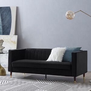 Fairmont Park Doty 2 Seater Loveseat Sofa Black 70cm H X 185cm W X 77cm D Fairmont Park Doty 2 Seater Loveseat Sofa Black 70cm H X 185cm W X 77cm D