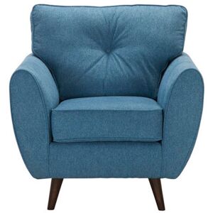 George Oliver Schaffer Armchair Blue 91cm H X 89cm W X 86cm D George Oliver Schaffer Armchair Blue 91cm H X 89cm W X 86cm D