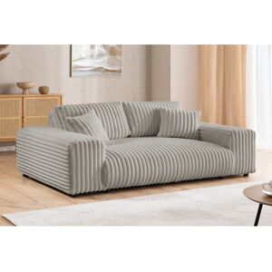 Fairmont Park Sofa 3 Seater Mollis in Jumbo Cord with comfortable seat Light Grey 79cm H X 213cm W X 108cm D Fairmont Park Sofa 3 Seater Mollis in Jumbo Cord with comfortable seat Light Grey 79cm H X 213cm W X 108cm D