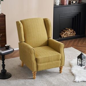 17 Stories Ozvaldo 70cm Wide Recliner Yellow 100cm H X 70cm W X 87cm D 17 Stories Ozvaldo 70cm Wide Recliner Yellow 100cm H X 70cm W X 87cm D