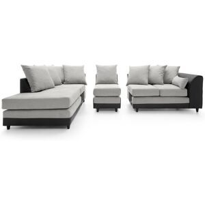 ClassicLiving Fiorillo Corner Sofa Light Grey 80cm H X 272cm W X 164cm D ClassicLiving Fiorillo Corner Sofa Light Grey 80cm H X 272cm W X 164cm D