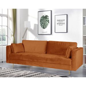 Fairmont Park 3 Seater Sofa With 2 Scatter Cushions Blue Orange 80cm H X 224cm W X 96cm D Fairmont Park 3 Seater Sofa With 2 Scatter Cushions Blue Orange 80cm H X 224cm W X 96cm D