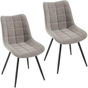 Fairmont Park Swivel Dining Room Chairs Set Of 2 Kitchen Chairs Upholstered Chair Living Room Chair Armchair With Backrest, Velvet Seat, Metal Legs Light Grey 83.5cm H X 45cm W X 45cm D Fairmont Park Swivel Dining Room Chairs Set Of 2 Kitchen Chairs Upholstered Chair Living Room Chair Armchair With Backrest, Velvet Seat, Metal Legs Light Grey 83.5cm H X 45cm W X 45cm D