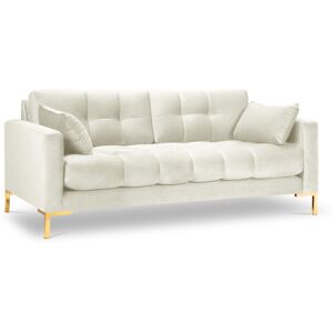 Fairmont Park Francisca 152Cm Square Arm Sofa Light Beige/Gold 75cm H X 152cm W X 92cm D Fairmont Park Francisca 152Cm Square Arm Sofa Light Beige/Gold 75cm H X 152cm W X 92cm D