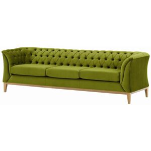 Lark Manor Burnham Velvet 3 Seater Sofa Dark Green 74cm H X 248cm W X 80cm D Lark Manor Burnham Velvet 3 Seater Sofa Dark Green 74cm H X 248cm W X 80cm D