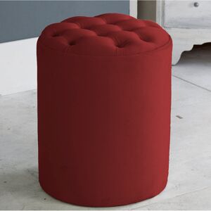Canora Grey Henthorn 28Cm Wide Velvet Tufted Round Pouffe Ottoman Burgundy 52cm H X 28cm W X 28cm D Canora Grey Henthorn 28Cm Wide Velvet Tufted Round Pouffe Ottoman Burgundy 52cm H X 28cm W X 28cm D