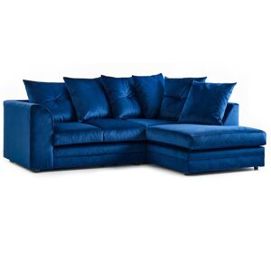 Fairmont Park Devonte Corner Sofa Royal Blue 80cm H X 215cm W X 90cm D Fairmont Park Devonte Corner Sofa Royal Blue 80cm H X 215cm W X 90cm D