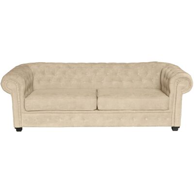 Lark Manor Allegra 3 Seater Chesterfield Sofa Bed Cream 3 Lark Manor Allegra 3 Seater Chesterfield Sofa Bed Cream 3