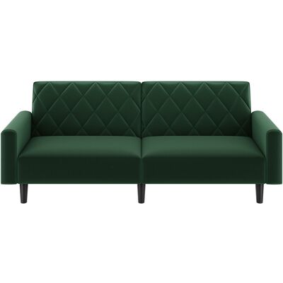 Fairmont Park 2-Seater Sofa Bed Aidden With Adjustable Backrest Green 73cm H X 159cm W X 75.5cm D Fairmont Park 2-Seater Sofa Bed Aidden With Adjustable Backrest Green 73cm H X 159cm W X 75.5cm D