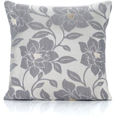 Rosalind Wheeler Darionne Cushion with Filling Silver 55 cm H x 55 cm W x 15 cm D Rosalind Wheeler Darionne Cushion with Filling Silver 55 cm H x 55 cm W x 15 cm D