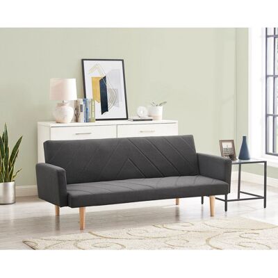 17 Stories 185Cm Square Arm Sofa Bed Dark Grey 76.99cm H X 184.99cm W X 84.99cm D 17 Stories 185Cm Square Arm Sofa Bed Dark Grey 76.99cm H X 184.99cm W X 84.99cm D