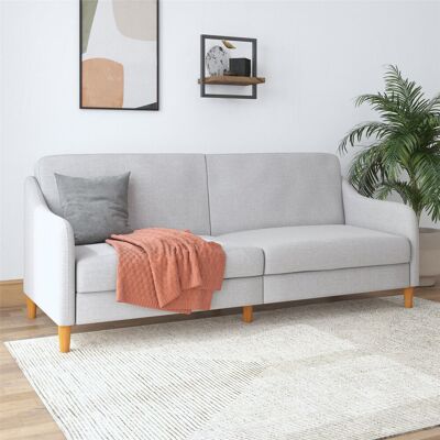 ClassicLiving Joy 2 Seater Clic Clac Sofa Bed Light Gray Performance 83.8cm H X 195.6cm W X 82.6cm D ClassicLiving Joy 2 Seater Clic Clac Sofa Bed Light Gray Performance 83.8cm H X 195.6cm W X 82.6cm D