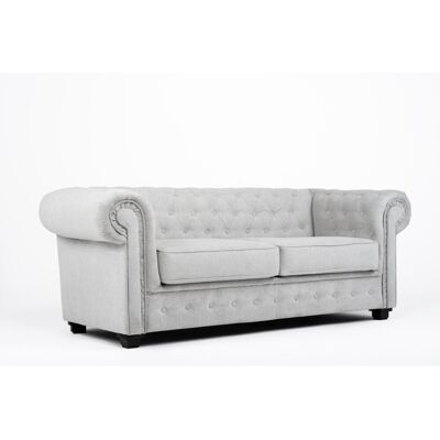 Lark Manor Allegra 3 Seater Chesterfield Sofa Bed Light Grey 3 Lark Manor Allegra 3 Seater Chesterfield Sofa Bed Light Grey 3