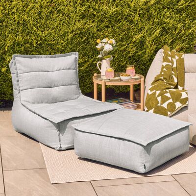Grau Icon Lounge Set with Ottoman - Lounge Set Grau Icon Lounge Set with Ottoman - Lounge Set