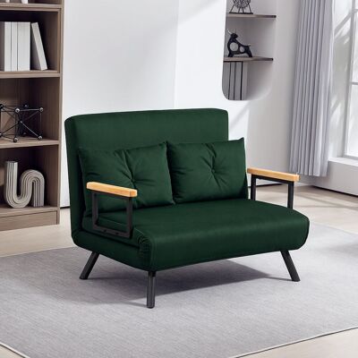 George Oliver Sofa Bed Green 81cm H X 102cm W X 73cm D George Oliver Sofa Bed Green 81cm H X 102cm W X 73cm D