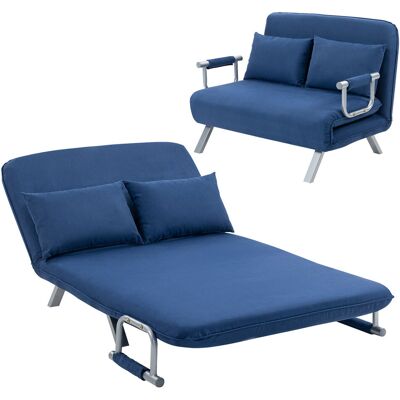 17 Stories Sofa Bed Dark Blue 78cm H X 111cm W X 80cm D 17 Stories Sofa Bed Dark Blue 78cm H X 111cm W X 80cm D