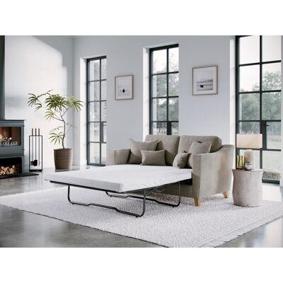 George Oliver Stoystown Sofa Bed City Denim Beige 86cm H X 160cm W X 93cm D George Oliver Stoystown Sofa Bed City Denim Beige 86cm H X 160cm W X 93cm D