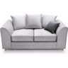 Abakus Direct Chicago 160Cm Velvet Flared Arm Loveseat gray 78.0 H x 160.0 W x 89.0 D cm