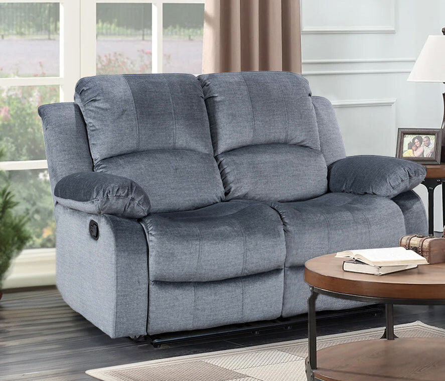 Latitude Run Alaiyna Wide Home Theater Recliner Recliner Grey 100" H x 158" W x 98" D