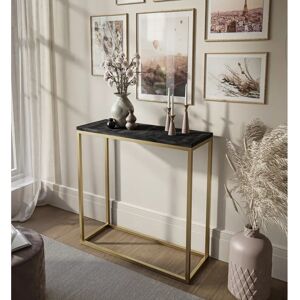 Zipcode Design Burmaster Console Table Modern yellow 80.0 H x 80.0 W x 30.0 D cm