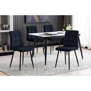 Zipcode Design Coffield Upholstered Dining Chair black 86.0 H x 41.5 W x 55.0 D cm