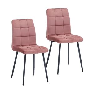 Zipcode Design Coffield Upholstered Dining Chair pink 86.0 H x 41.5 W x 55.0 D cm