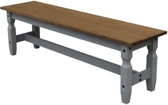 Mercers Furniture Bench black/brown 45.0 H x 153.0 W x 38.0 D cm