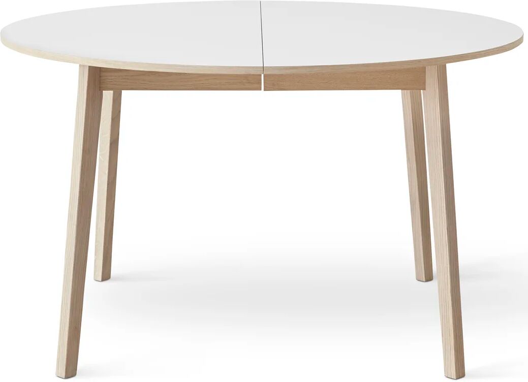 Hammel Furniture Single Extendable Dining Table with Solid Wood Legs 130/228 cm white 76.0 H cm