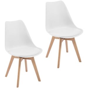 George Oliver Dining Room Chairs Swivel Set Of 2, Swivel Chair Kitchen Chair Upholstered Chair, Modern Dining Chair, Load Capacity Up To 150 Kg White 83cm H X 40.5cm W X 40.5cm D