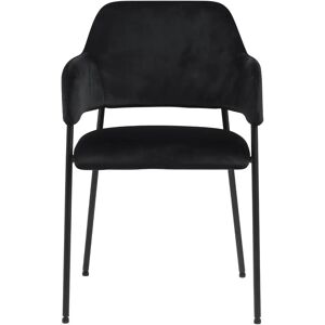 Corrigan Studio Virden Upholstered Dining Chair black 82.0 H x 54.0 W x 55.0 D cm