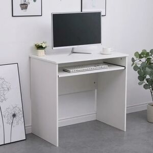 17 Stories Lenona 80Cm W Rectangular Computer Desk white 75.0 H x 80.0 W x 48.0 D cm