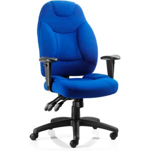 Ebern Designs Galaxy High-Back Desk Chair blue/black 111.0 H x 67.5 W x 64.0 D cm