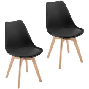 George Oliver Dining Room Chairs Swivel Set Of 2, Swivel Chair Kitchen Chair Upholstered Chair, Modern Dining Chair, Load Capacity Up To 150 Kg Black 83cm H X 40.5cm W X 40.5cm D