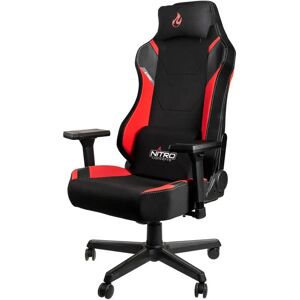 Nitro Concepts X1000 Gaming Chair - Black/Red 128.6 H x 76.0 W x 56.0 D cm