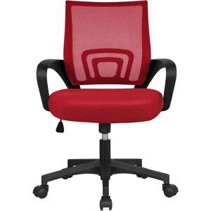 Wayfair Basics™ Blane Mesh Desk Chair red 87.0 H x 60.5 W x 60.0 D cm