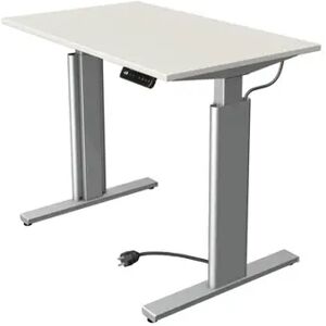 Ebern Designs Thaler Height Adjustable Standing Desk brown/gray 100.0 W x 60.0 D cm