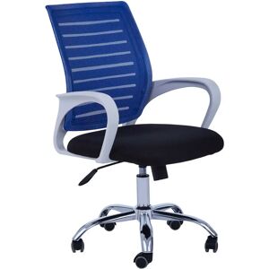 Symple Stuff Blue Home Office Chair gray/blue/black 100.0 H x 60.0 W x 57.0 D cm