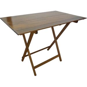 Brayden Studio Tamecca 100CmSolid Wood Rectangular Portable Folding Table brown 75.0 H x 100.0 W x 60.0 D cm