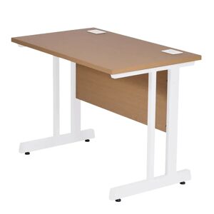Ebern Designs Ateeqa Desk brown/gray 73.0 H x 100.0 W x 60.0 D cm