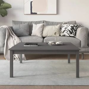 Latitude Run Cindie Solid Wood Coffee Table gray 40.0 H x 100.0 W x 100.0 D cm