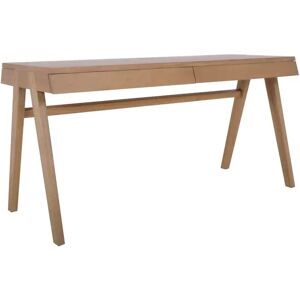 Gracie Oaks Killian Desk brown 75.0 H x 150.0 W x 60.0 D cm